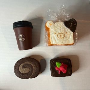 Squishies 4 Piece Bundle